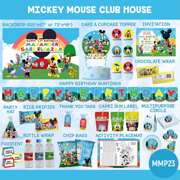 Mickey Mouse Club House Party Layouts Thumbnail