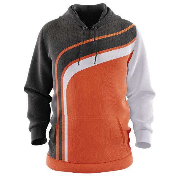 Orange Esport Pattern Full Print Hoodie Jacket Thumbnail