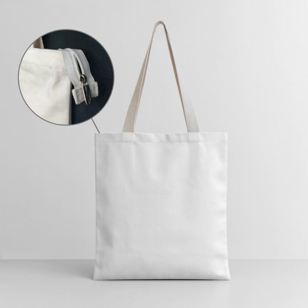Poly Canvas Bag with Zipper Thumbnail