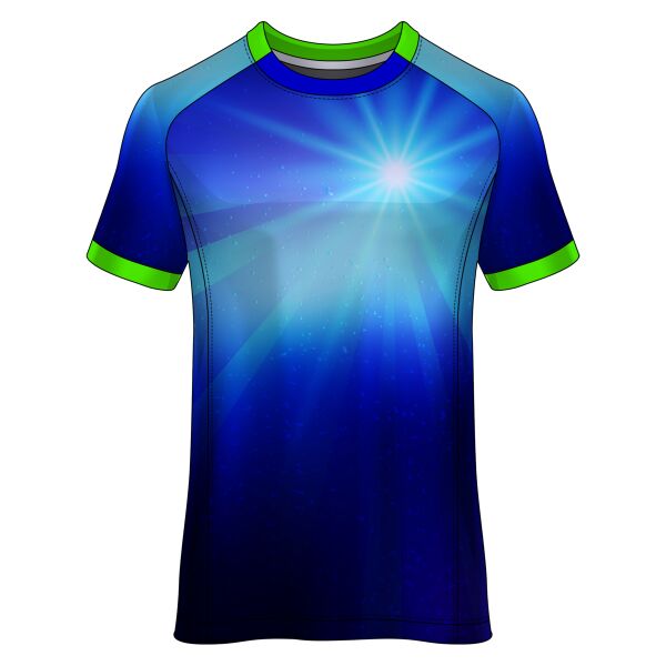 Gradient background with sunshine Design Esport Full Print Roundneck Shirt Thumbnail