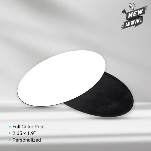 Aluminum Ref Magnet Oval Thumbnail