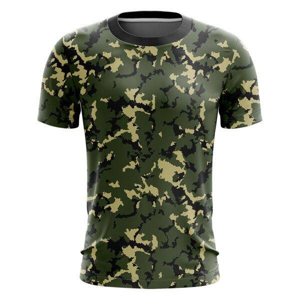 Camouflage Design Full Print Roundneck Shirt Thumbnail