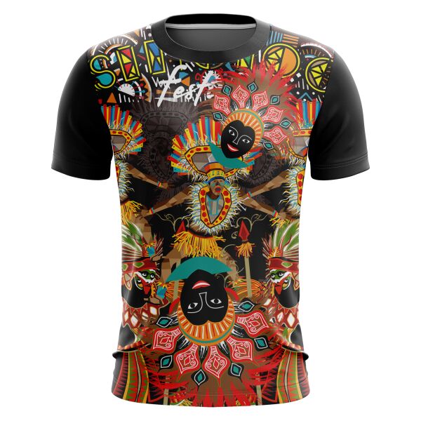 Sinulog Festival Half Bleed Roundneck Shirt Thumbnail