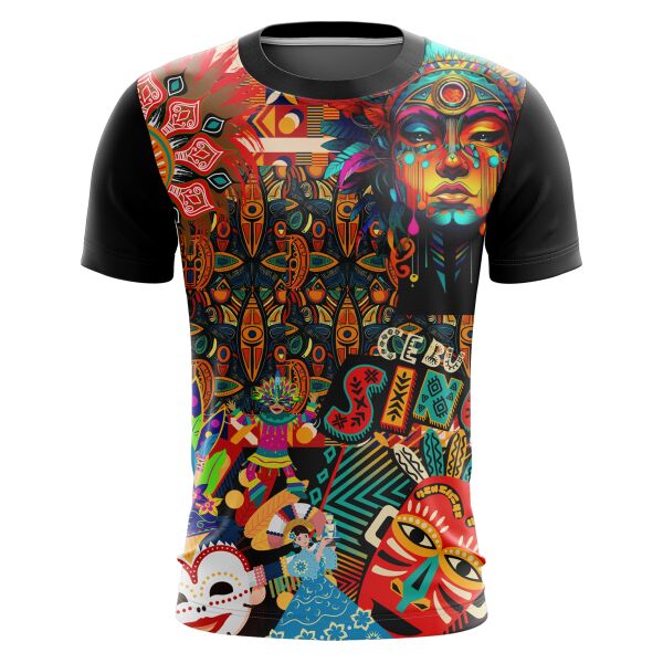 Dinagyang Festival Half Bleed Roundneck Shirt Thumbnail