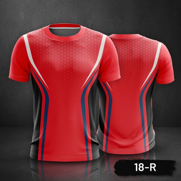 Premium Vector Sport Jersey Uniform Roundneck Full Print Sublimation Shirt Thumbnail