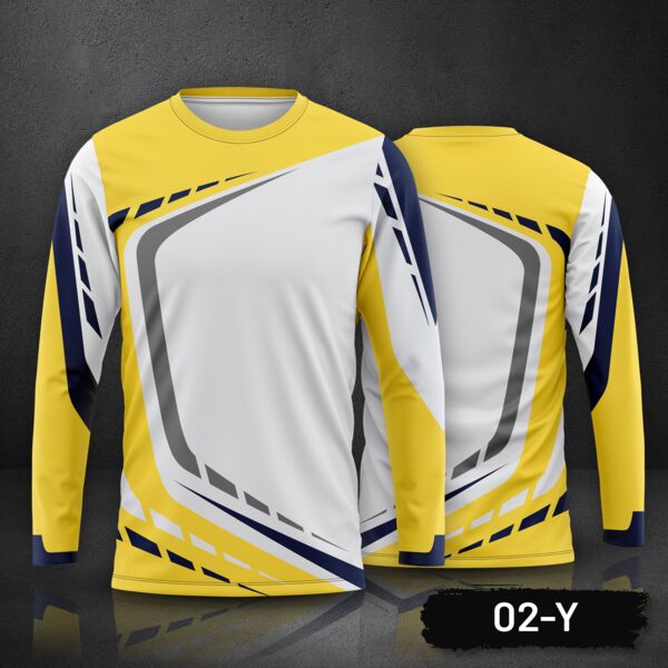 Motocross Jersey Design Long Sleeve Full Print Sublimation Thumbnail
