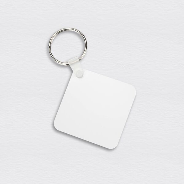 Double Side printable Aluminum Keychain - 1mm - Square 2.25*2.25* (57.2*57.2mm) Thumbnail