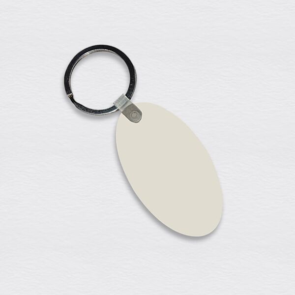 Wooden Oblong Keychain Thumbnail