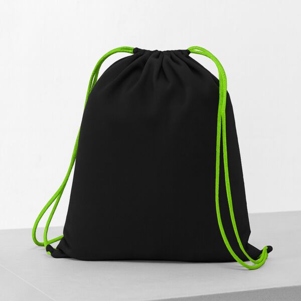 Drawstring Bag with Neon Strap Thumbnail